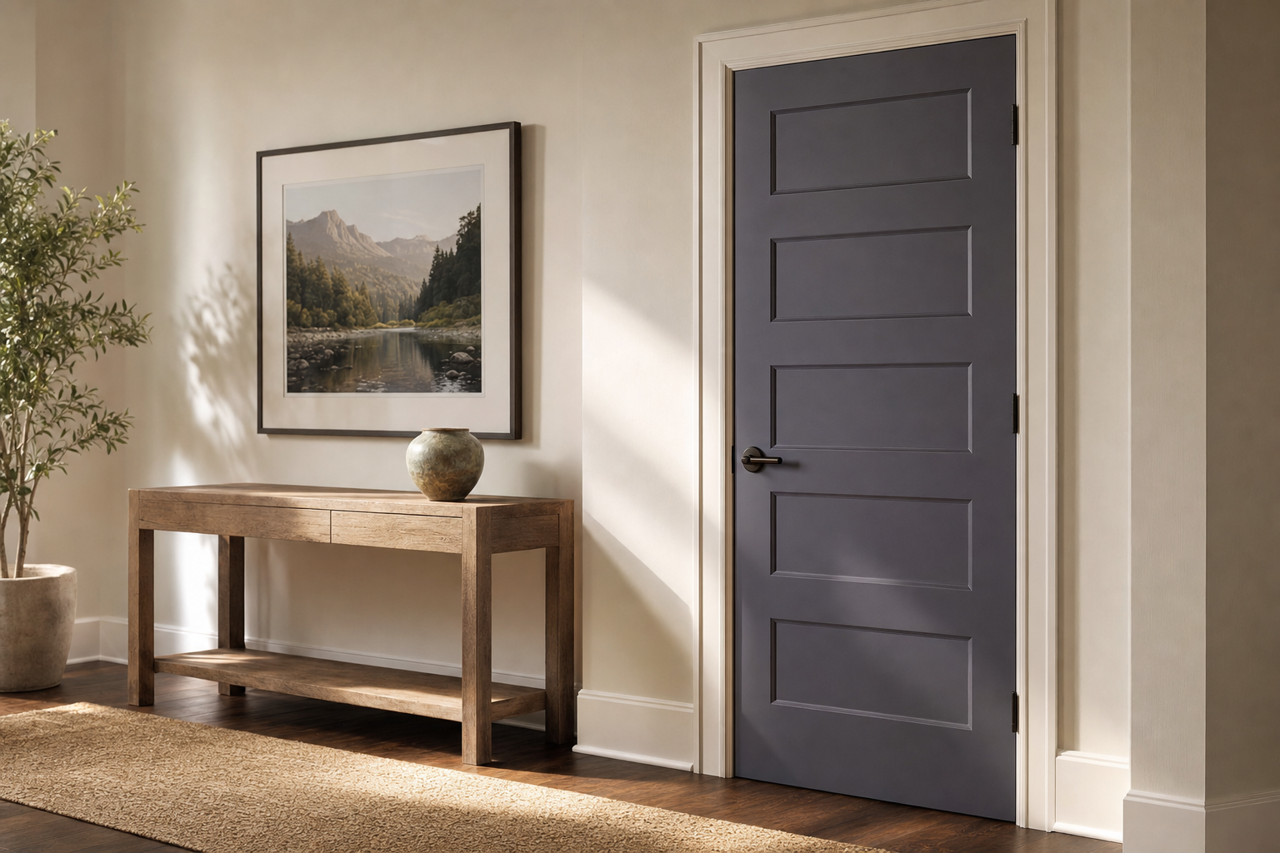 Super by Benjamin Moore on interior-doors