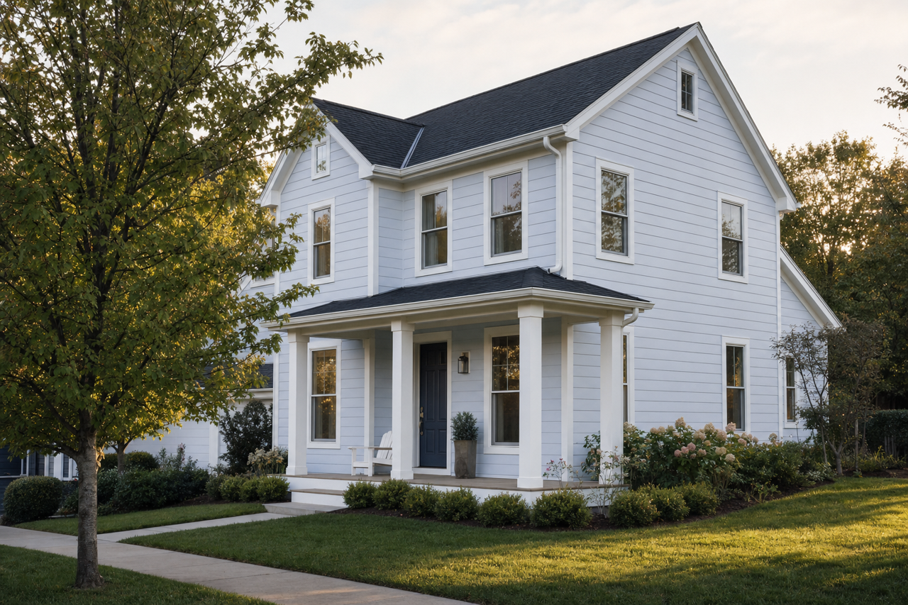 Whispering by Benjamin Moore on exterior