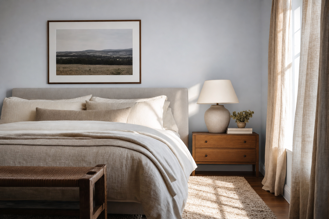 Whispering by Benjamin Moore on interiors