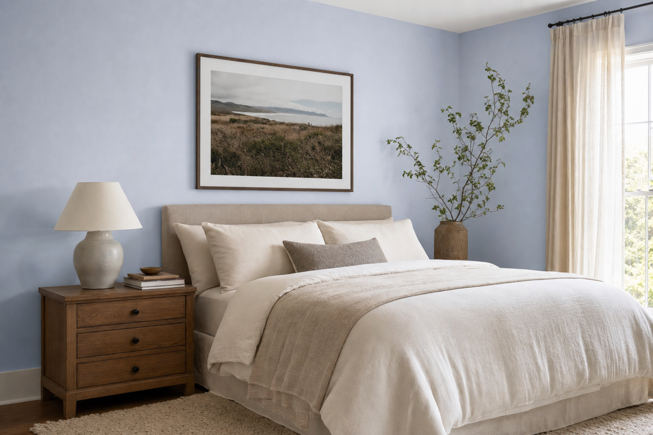 English Hyacint by Benjamin Moore on interiors