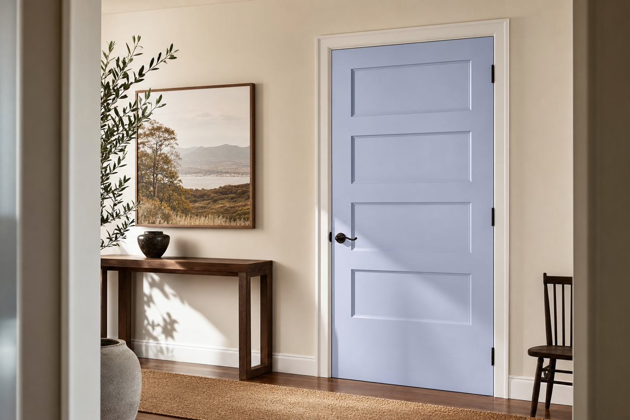Oriental by Benjamin Moore on interior-doors