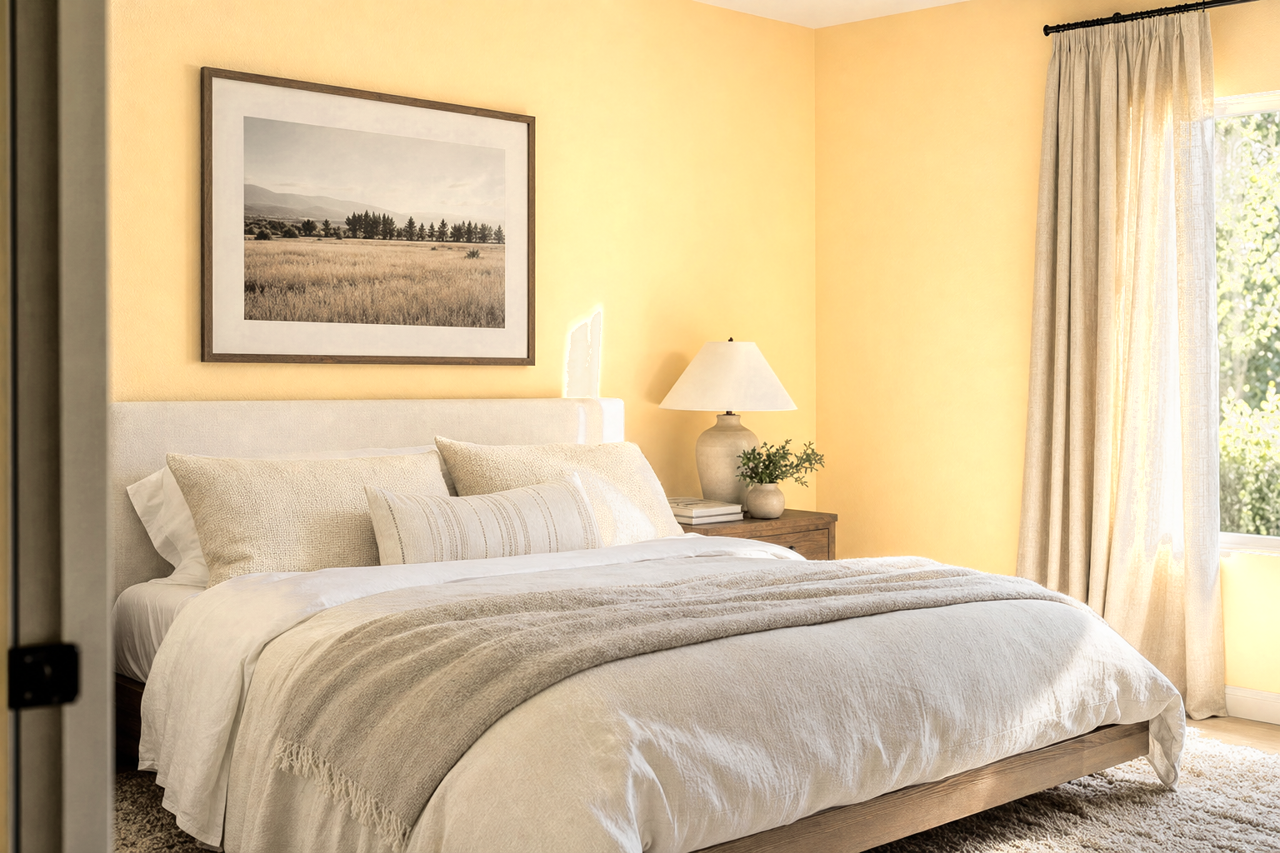 Pineapple by Benjamin Moore on interiors