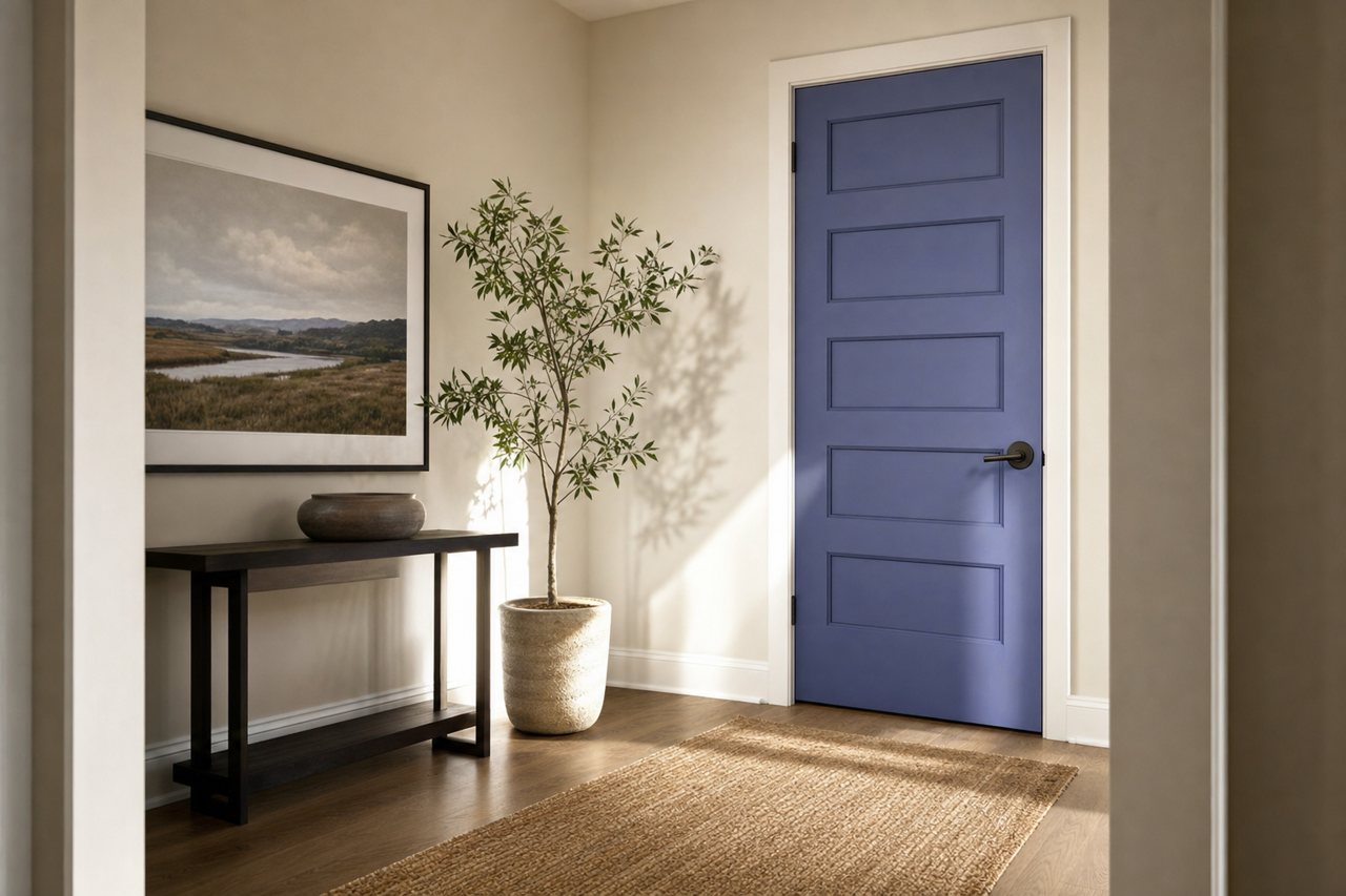 Bistro by Benjamin Moore on interior-doors