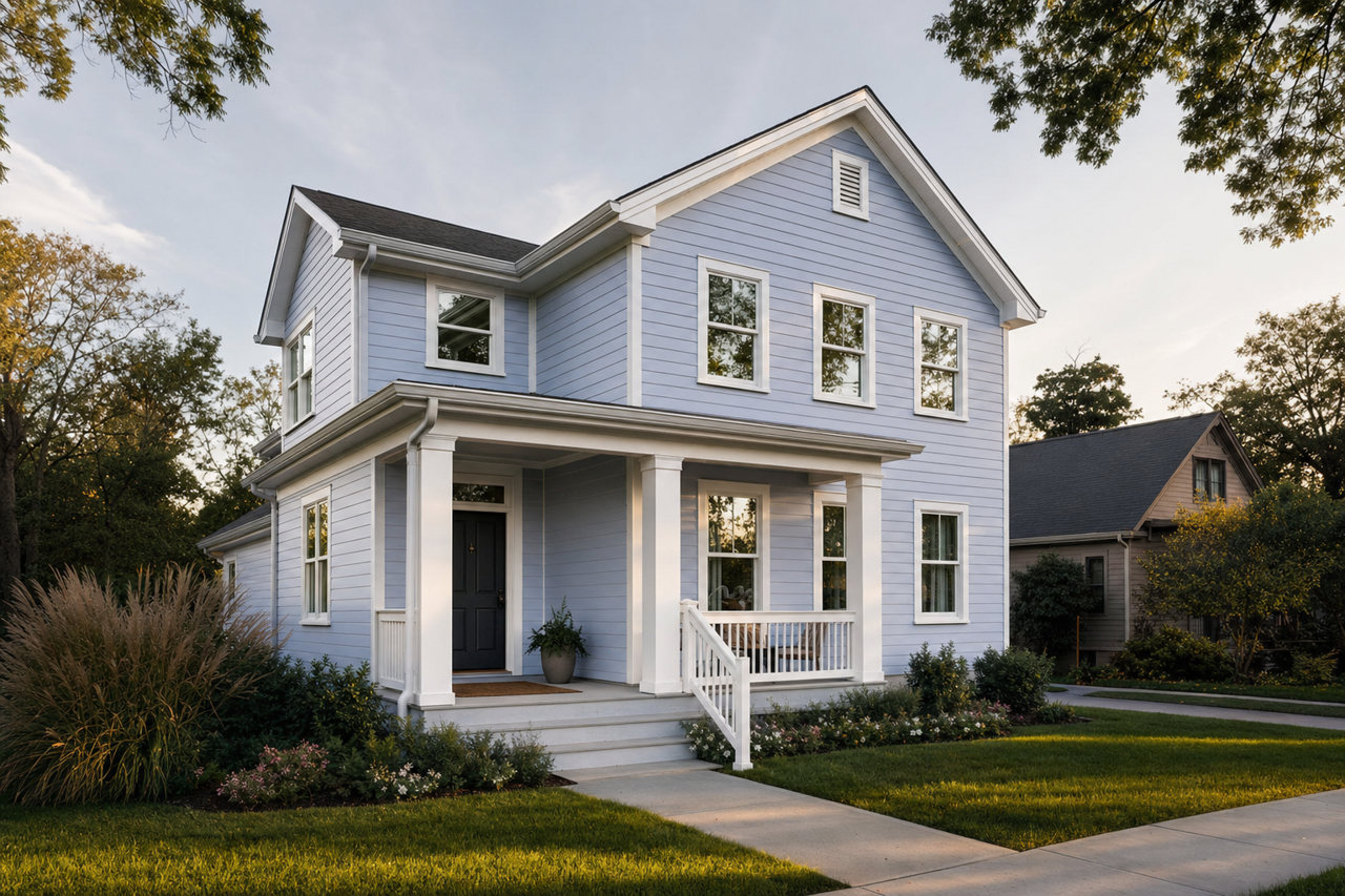 Spring Flowers by Benjamin Moore on exterior