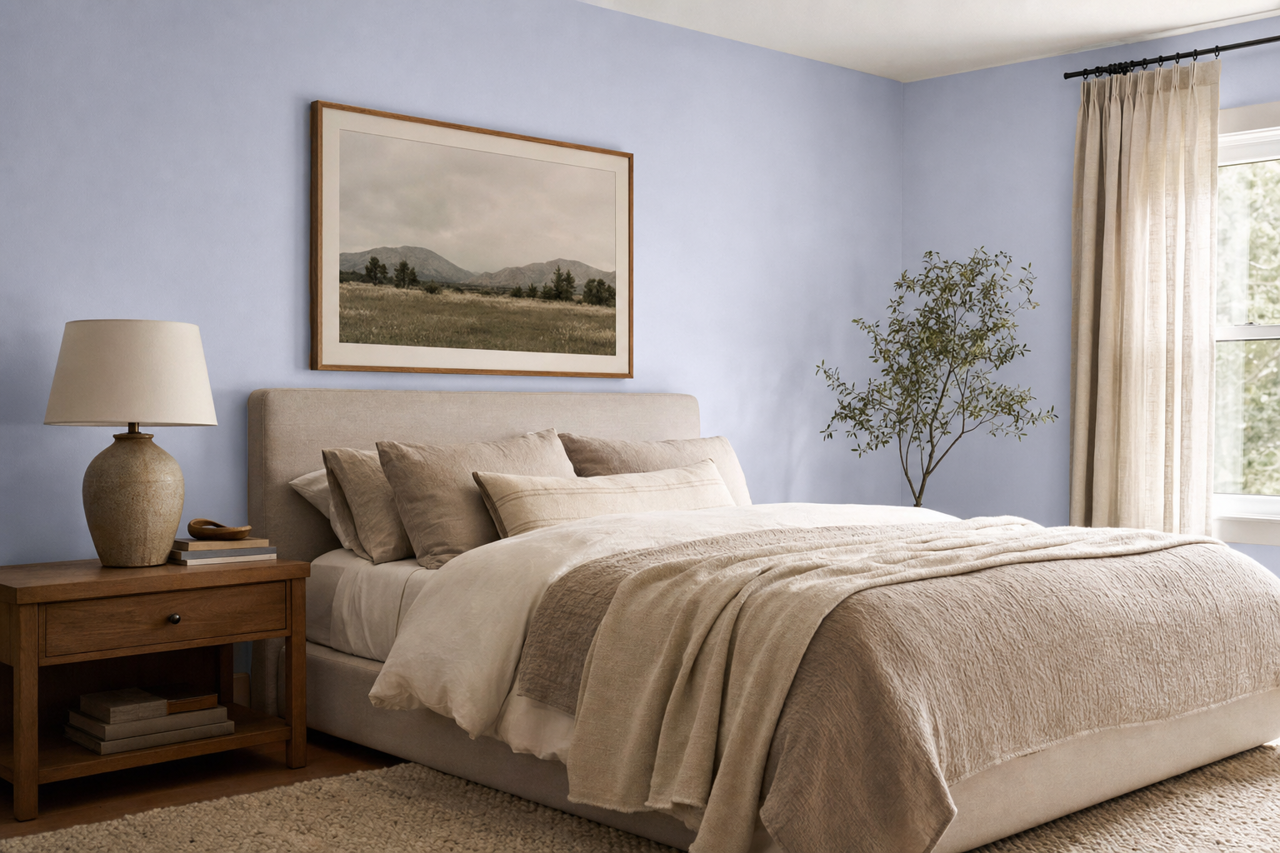 Spring Flowers by Benjamin Moore on interiors