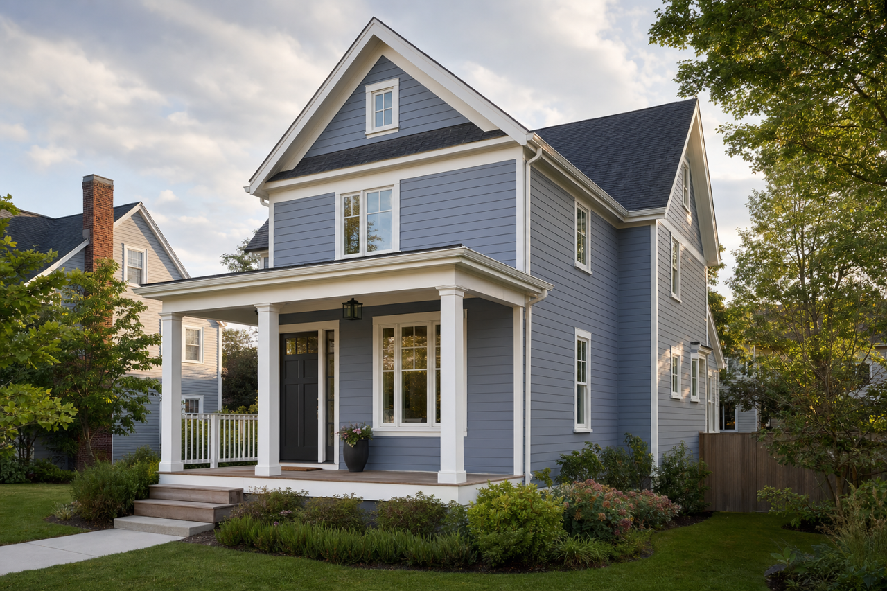 In the Twilight by Benjamin Moore on exterior