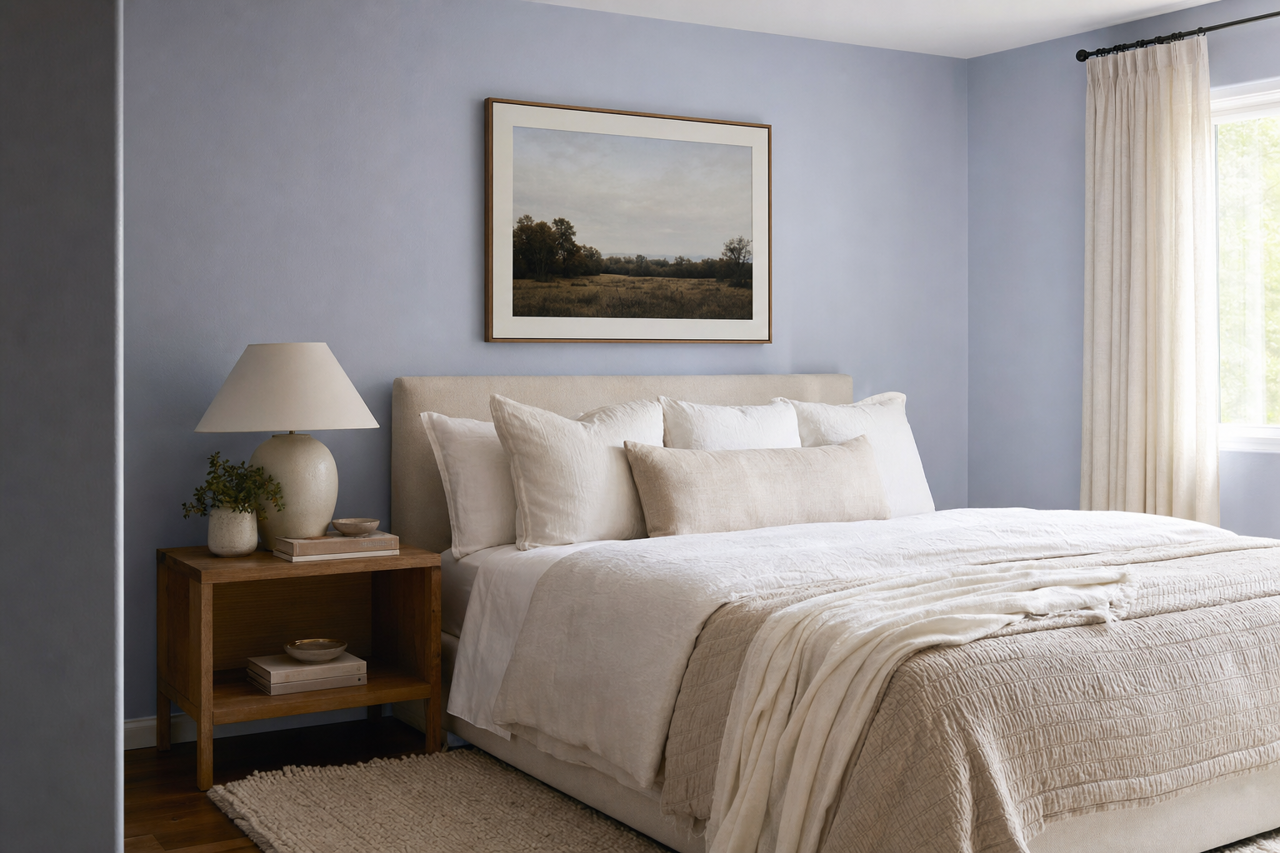 Lavender by Benjamin Moore on interiors