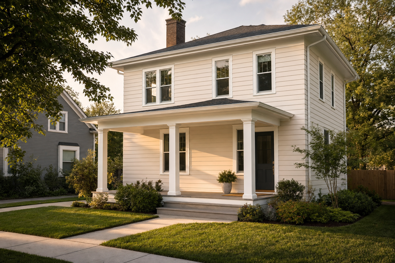 Hampshire by Benjamin Moore on exterior