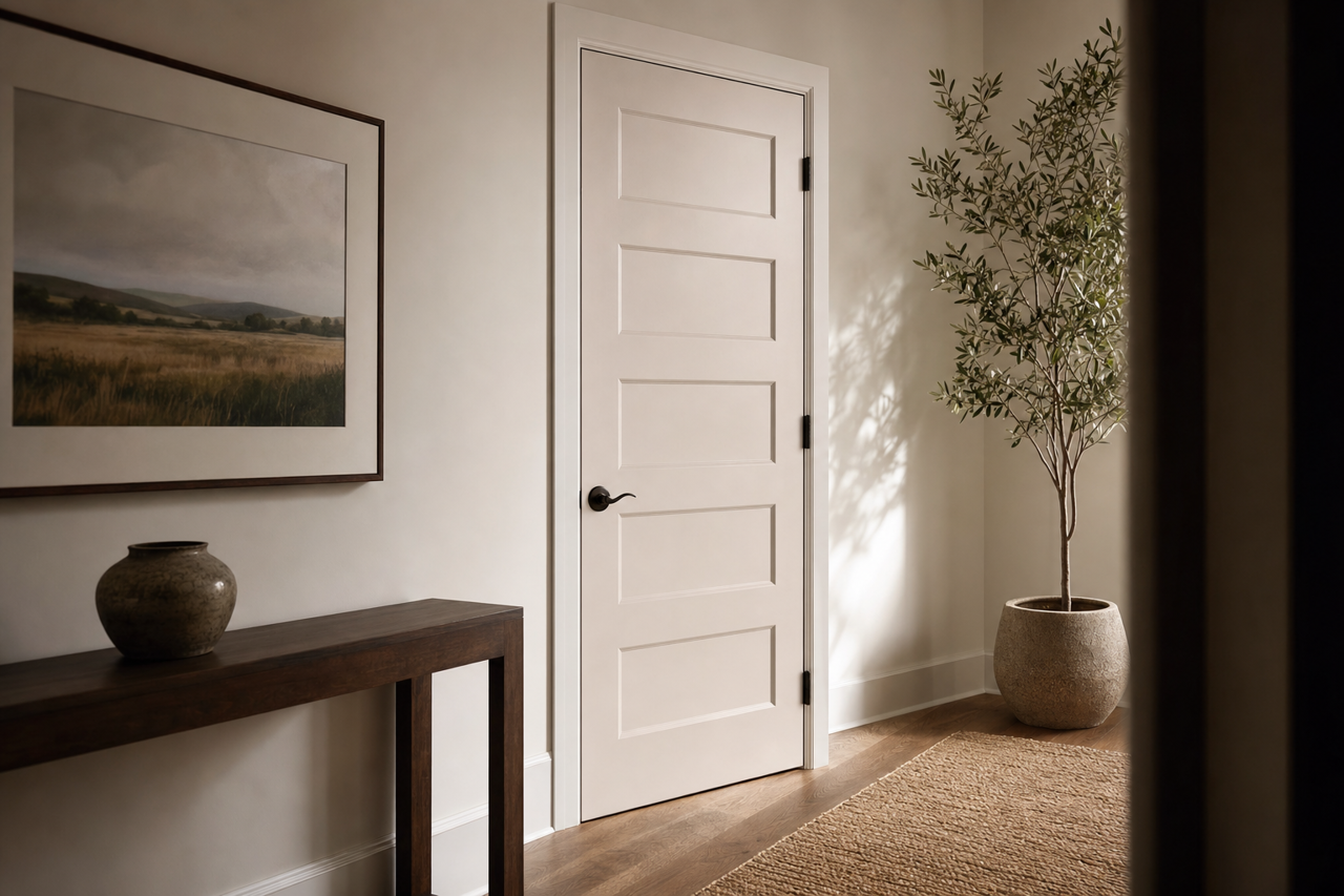 Hampshire by Benjamin Moore on interior-doors