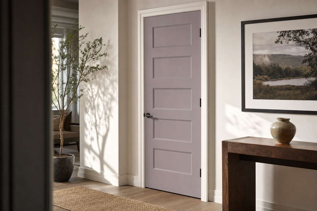 Sleepy Hollow by Benjamin Moore on interior-doors