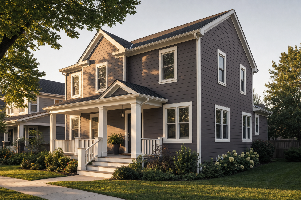 Mountain Ridge by Benjamin Moore on exterior