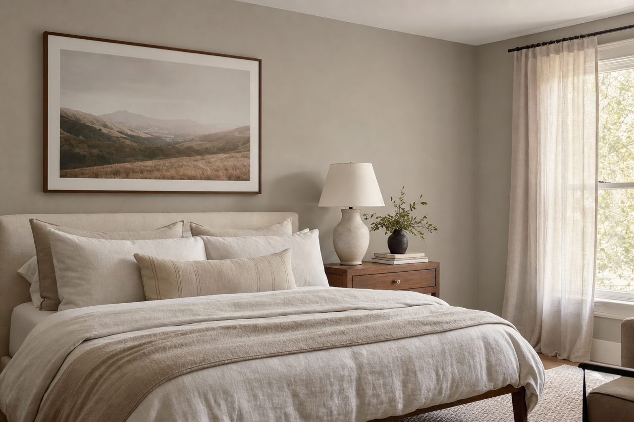 Willow by Benjamin Moore on interiors