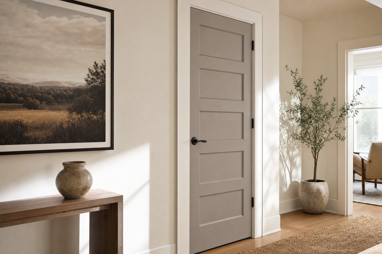 Eagle by Benjamin Moore on interior-doors