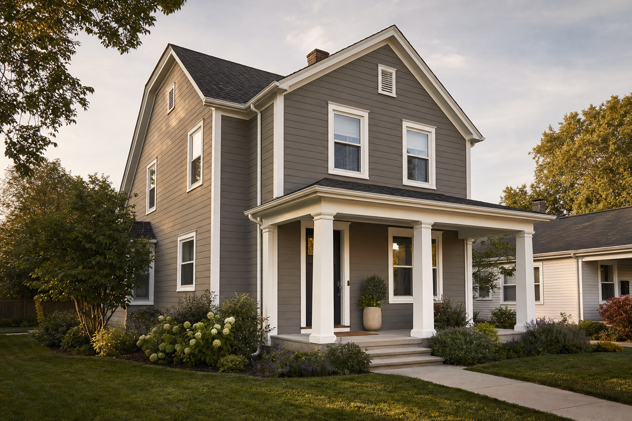 Bear Creek by Benjamin Moore on exterior