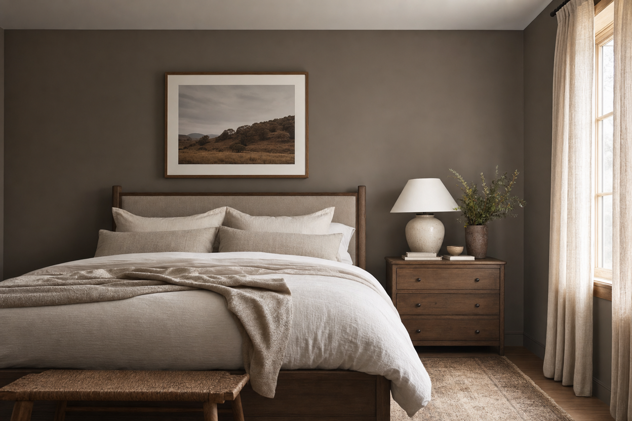 Bear Creek by Benjamin Moore on interiors