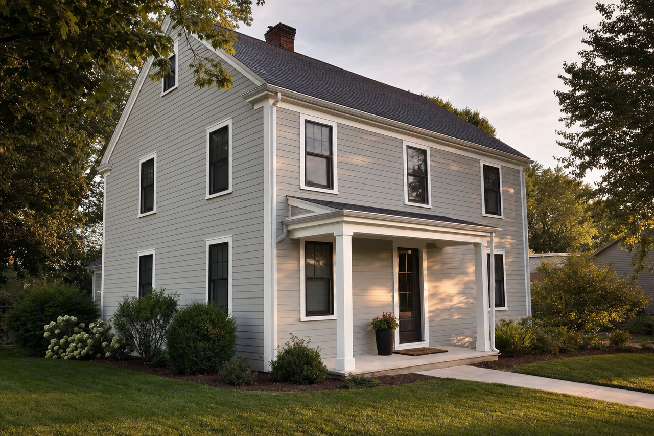 Cape by Benjamin Moore on exterior