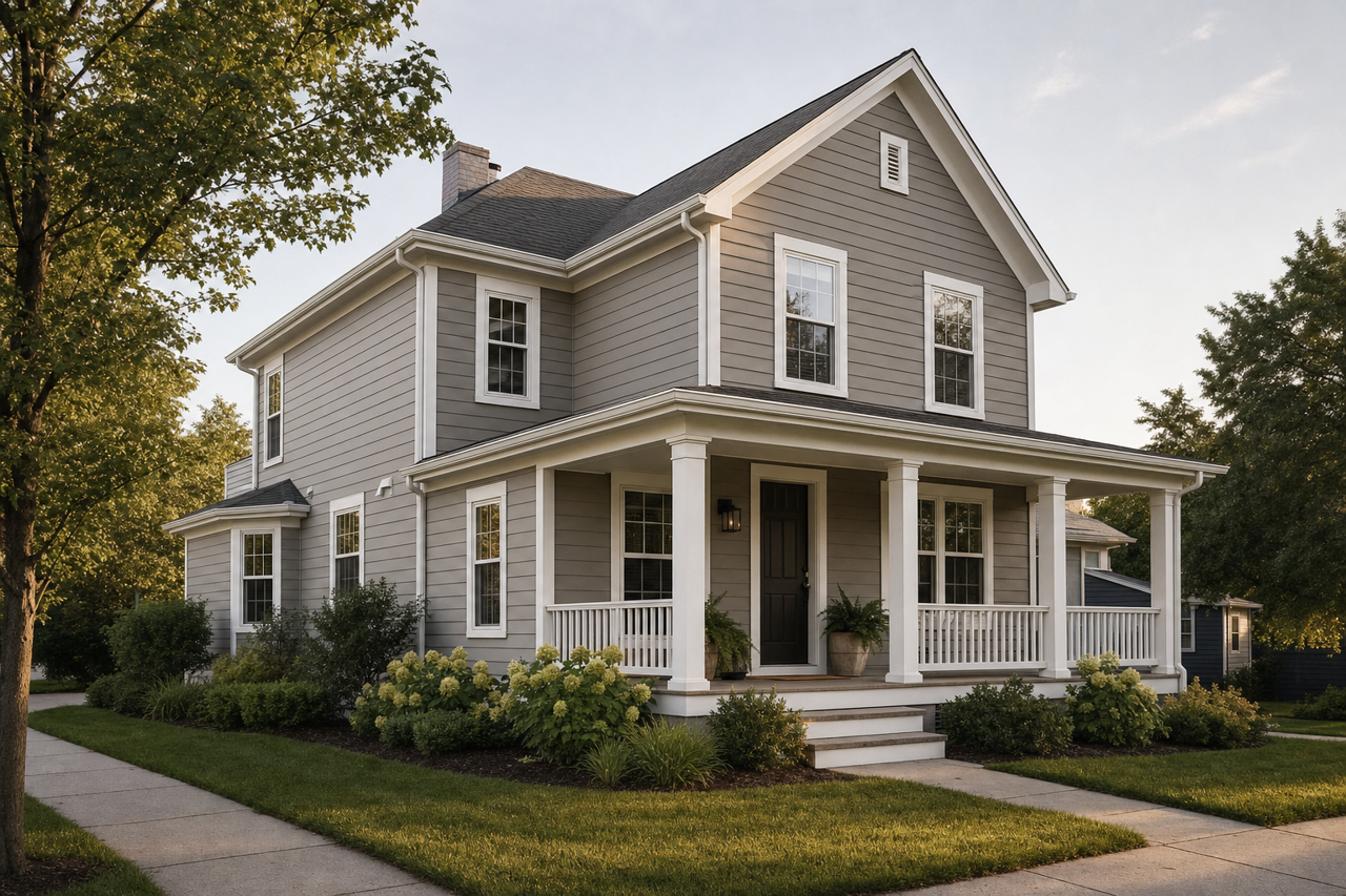 Squirrel by Benjamin Moore on exterior