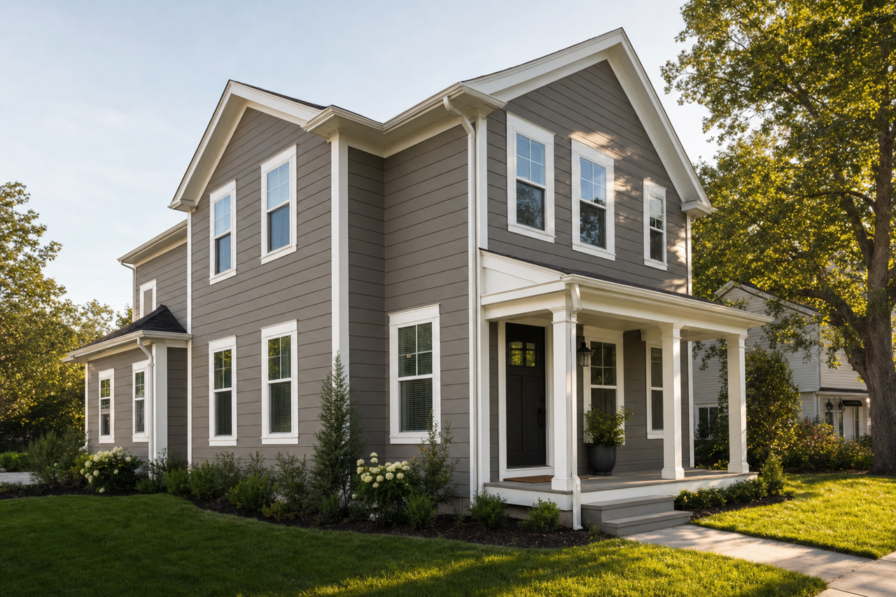 Deep Creek by Benjamin Moore on exterior