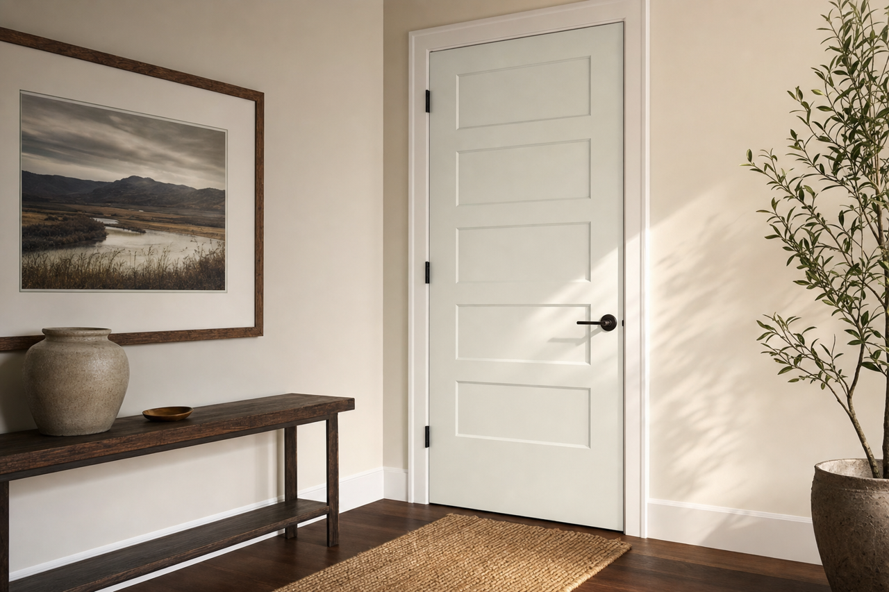 Horizon by Benjamin Moore on interior-doors