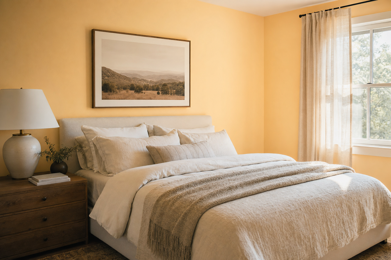 Porter Ranch Cream by Benjamin Moore on interiors