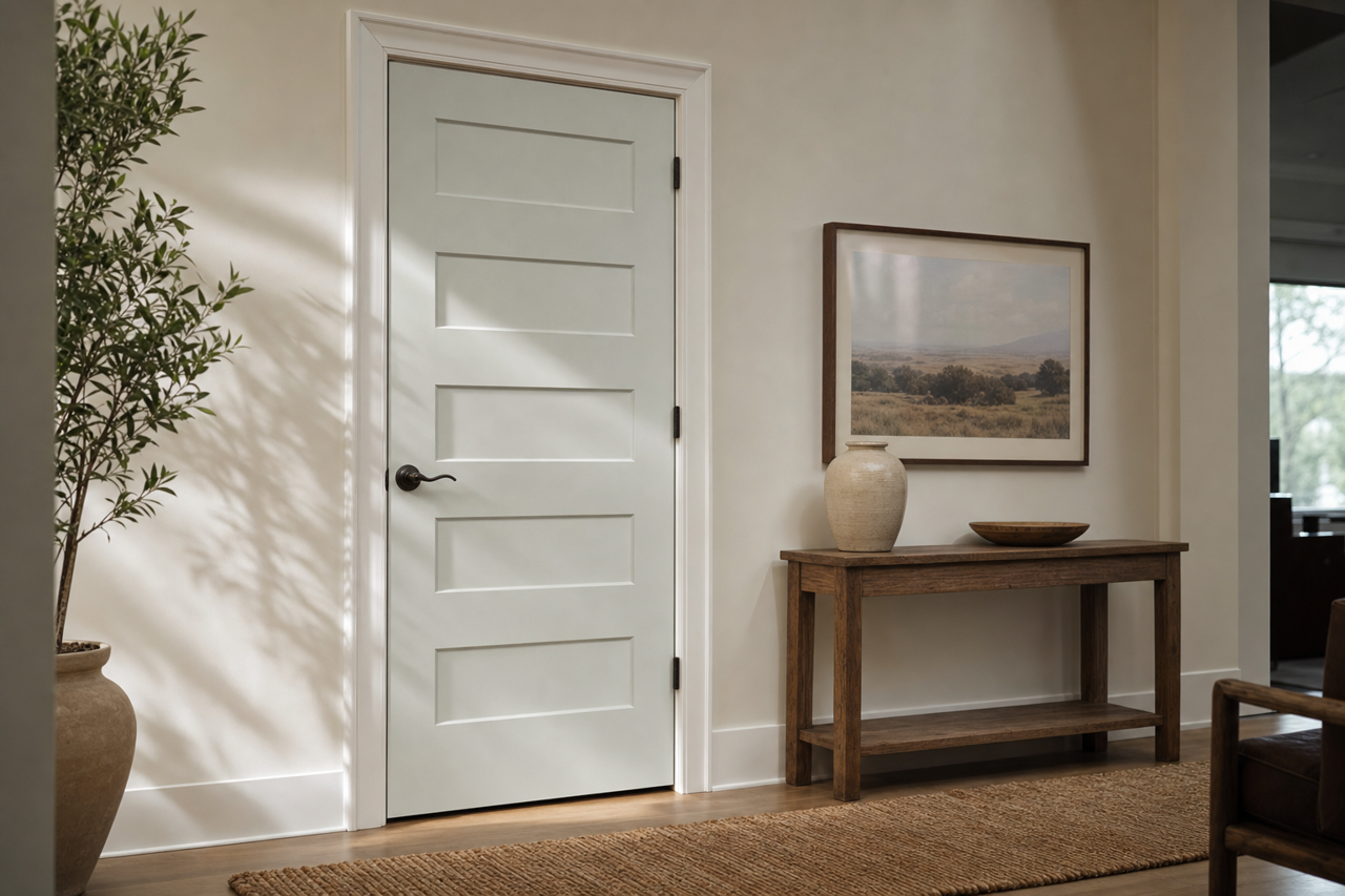 Sleigh by Benjamin Moore on interior-doors