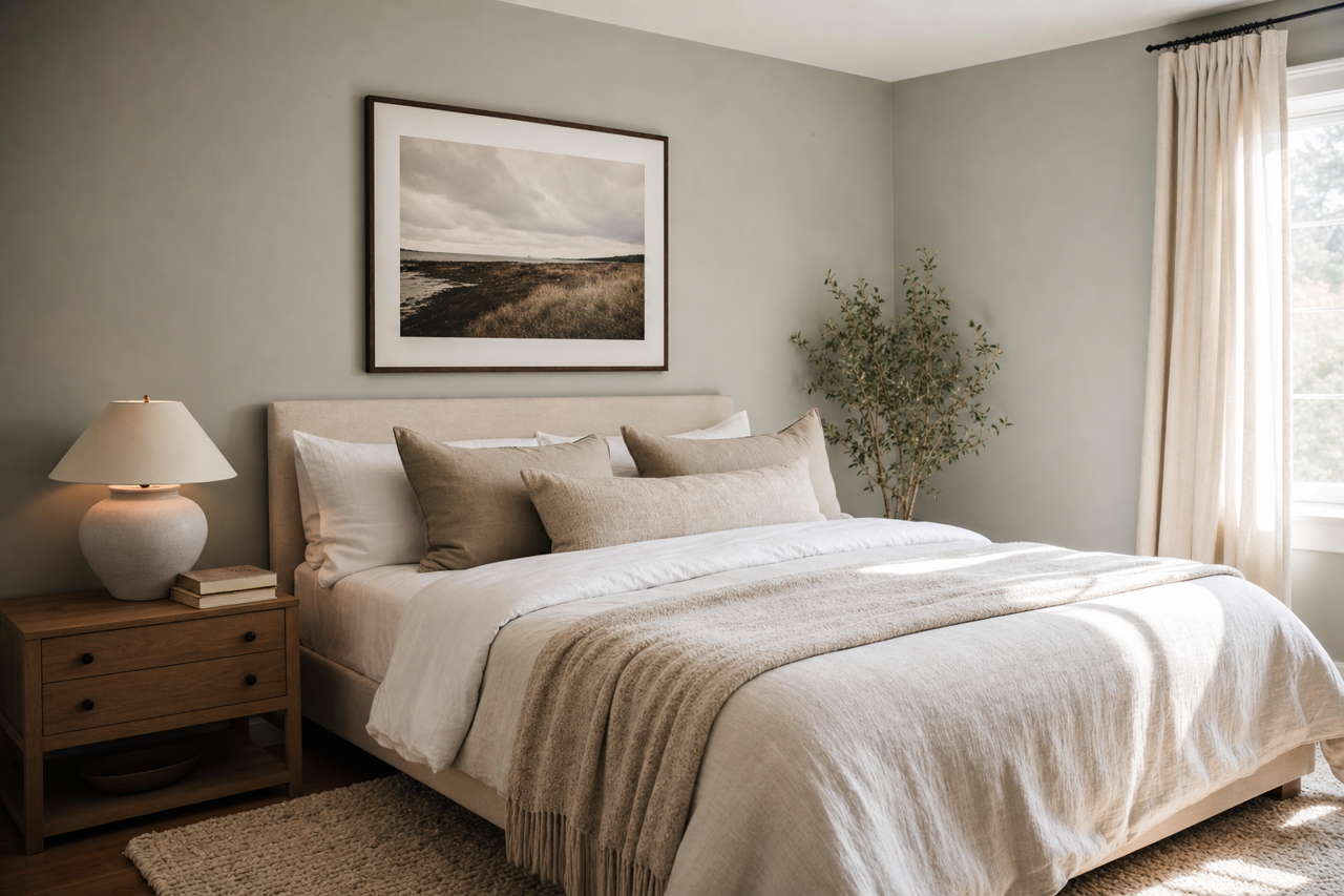 Sabre by Benjamin Moore on interiors