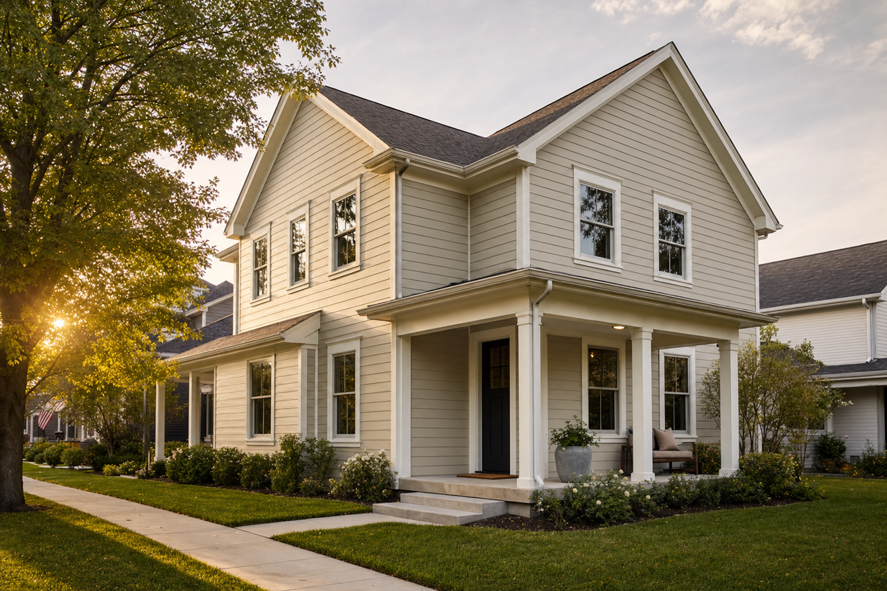Winterwood by Benjamin Moore on exterior