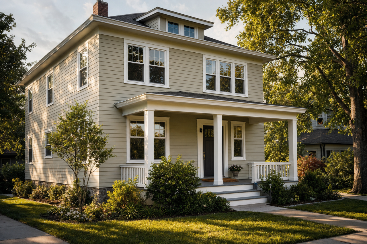 Herbal by Benjamin Moore on exterior