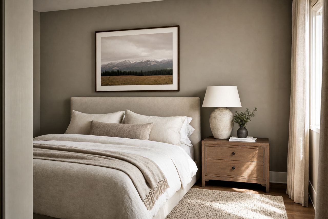 Devonshire Green by Benjamin Moore on interiors