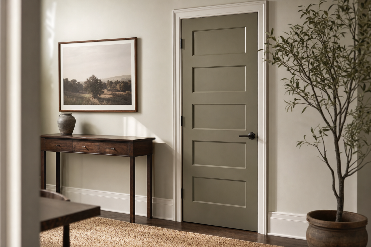 Country by Benjamin Moore on interior-doors