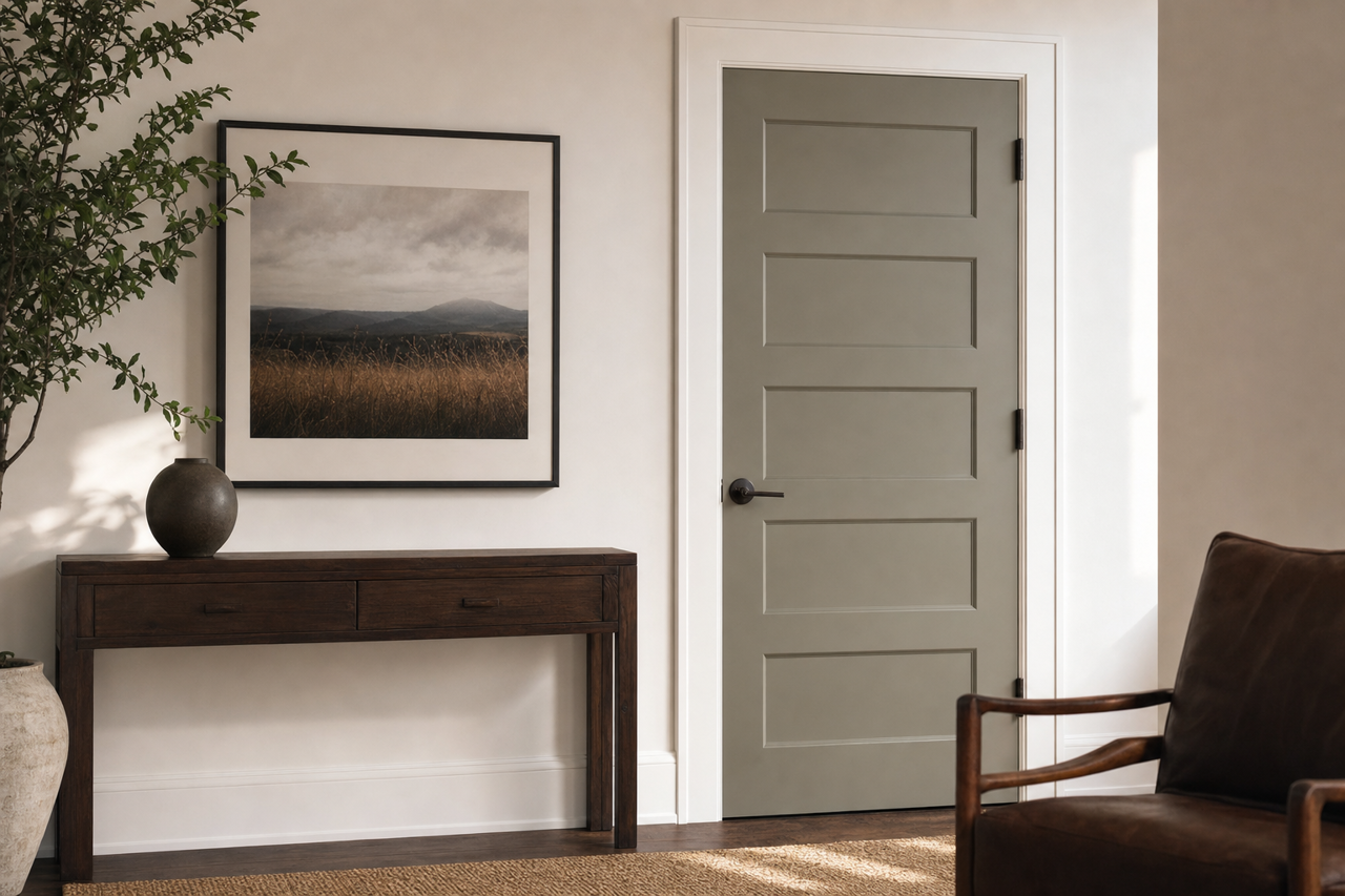 Rolling by Benjamin Moore on interior-doors