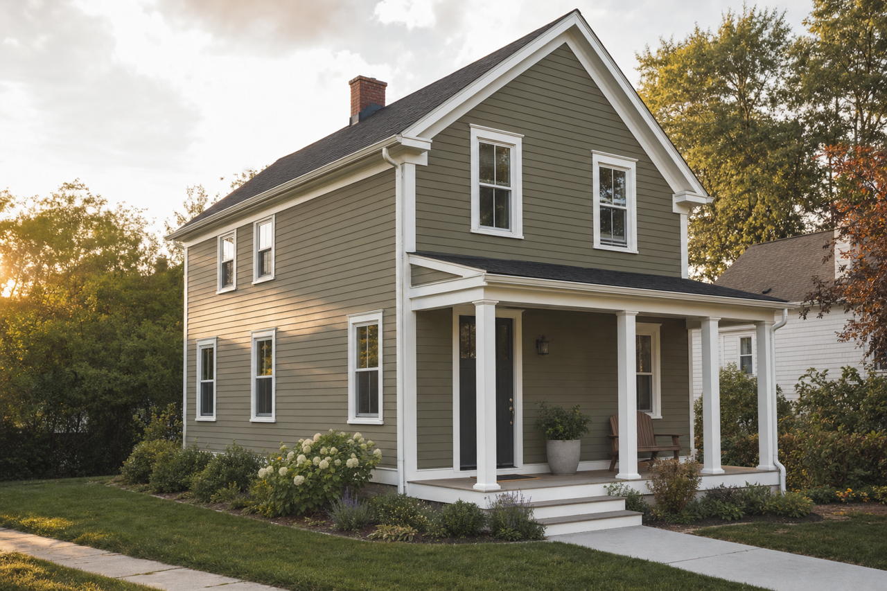 Trailing by Benjamin Moore on exterior
