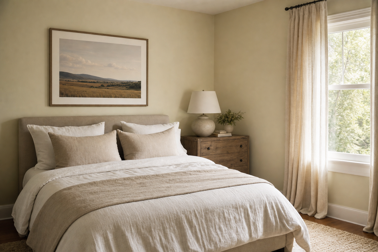 Spring Thaw by Benjamin Moore on interiors