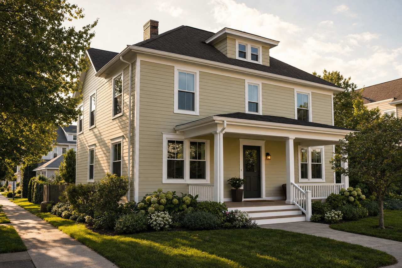 Spanish by Benjamin Moore on exterior