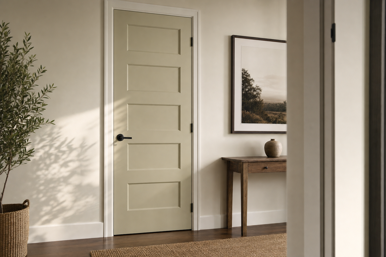 Spanish by Benjamin Moore on interior-doors