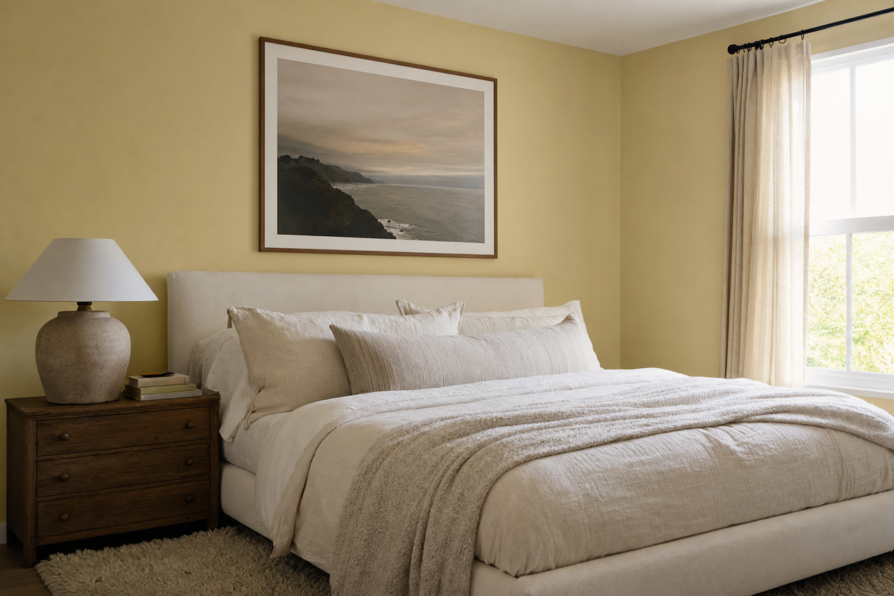 Spanish by Benjamin Moore on interiors