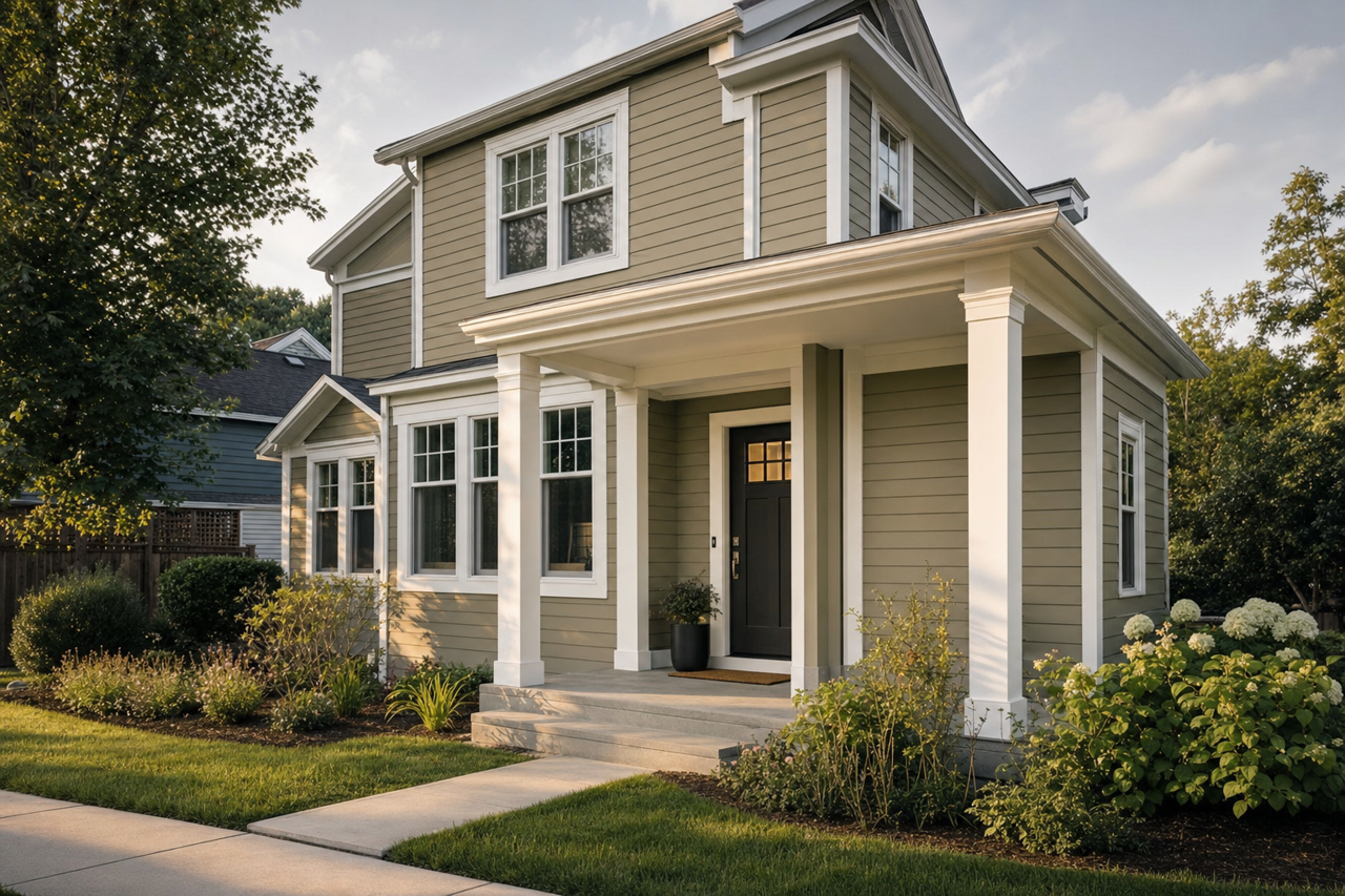 Pining for You by Benjamin Moore on exterior