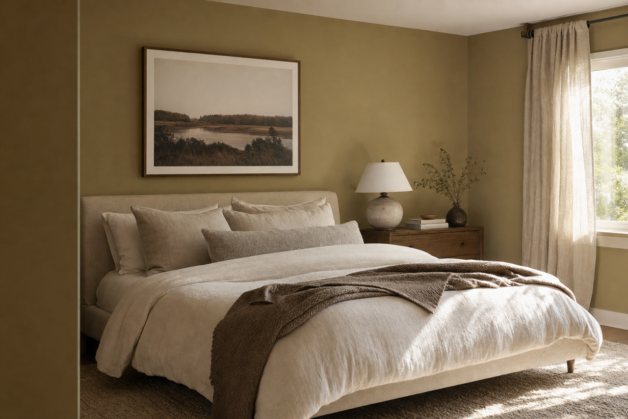 Pining for You by Benjamin Moore on interiors