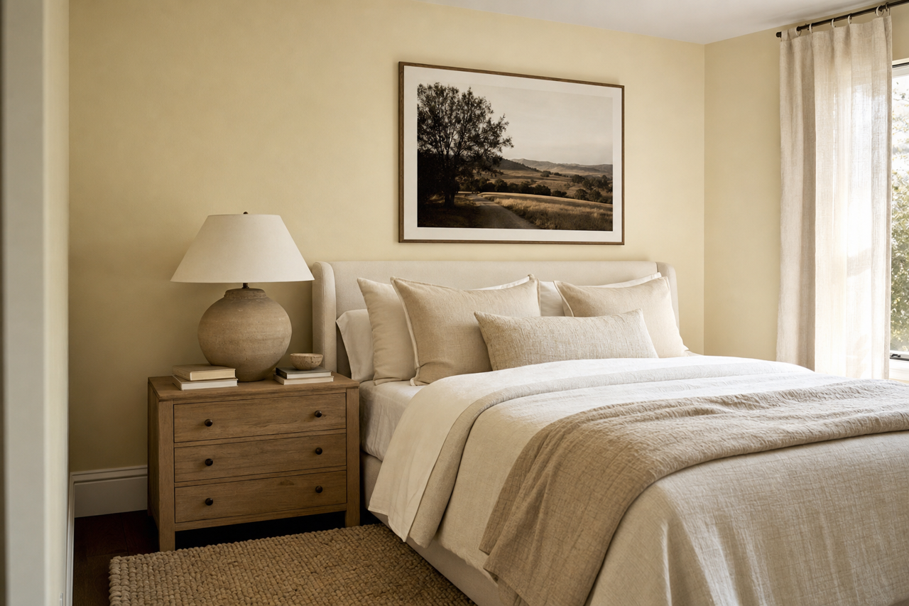 Natural by Benjamin Moore on interiors