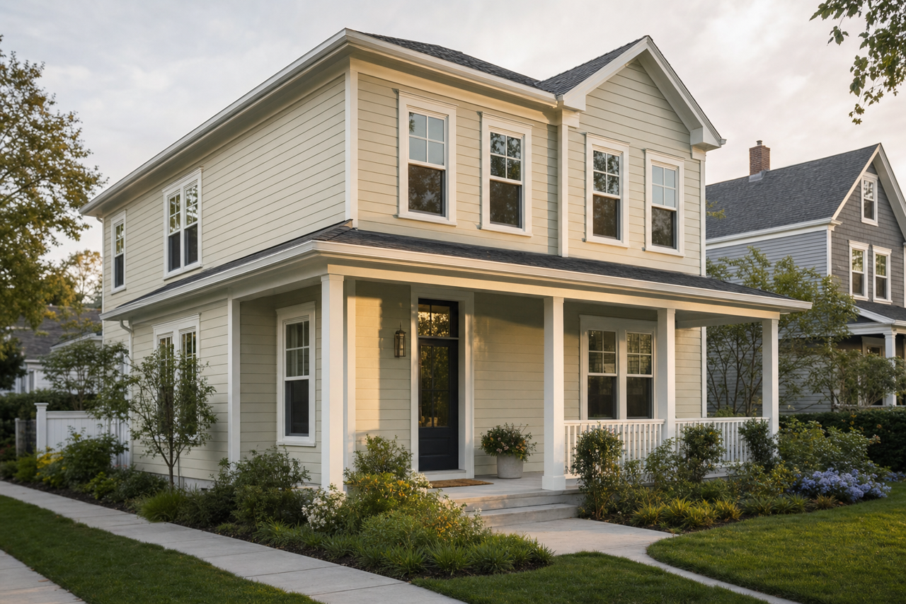 Moon Shadow by Benjamin Moore on exterior