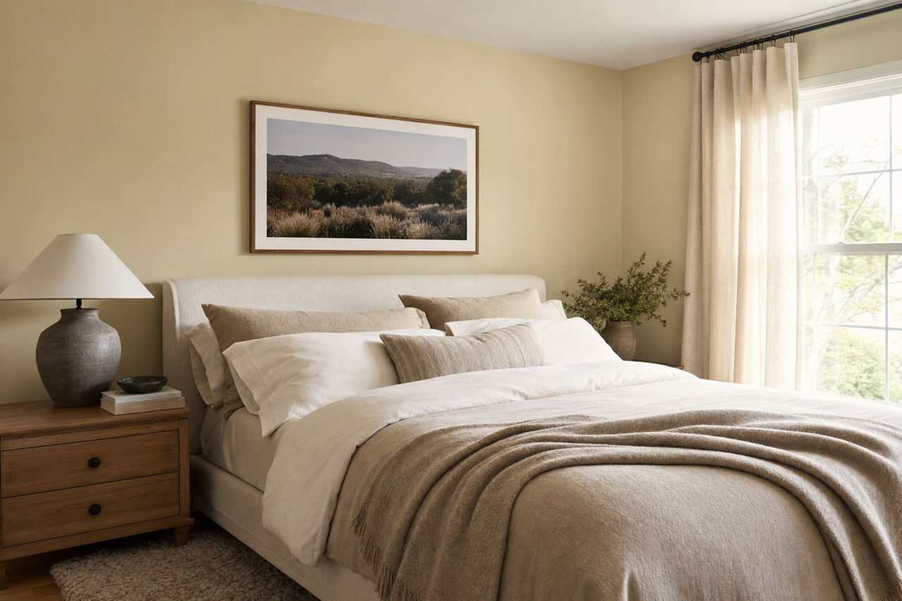 Moon Shadow by Benjamin Moore on interiors