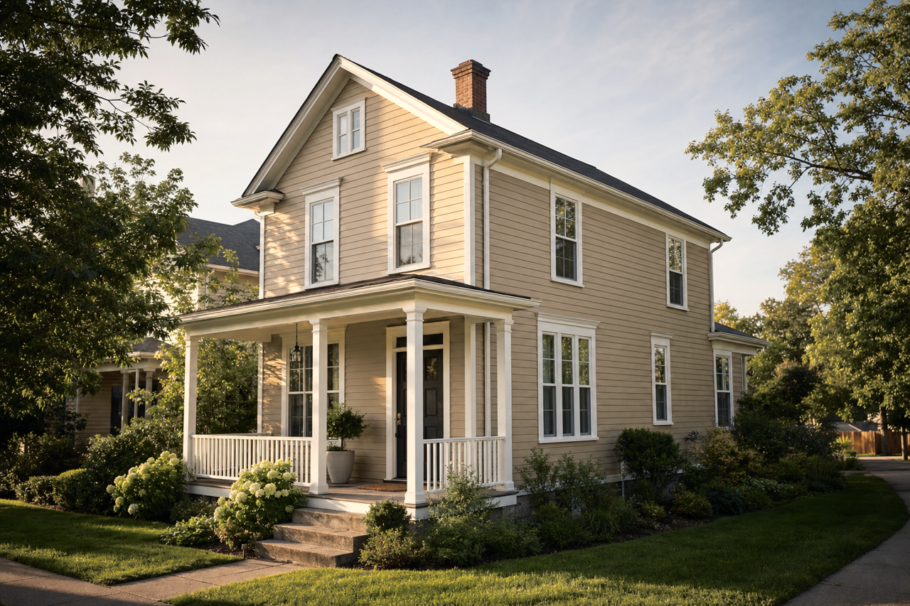 At by Benjamin Moore on exterior