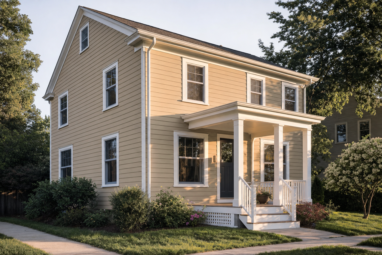 Nature's Scenery by Benjamin Moore on exterior