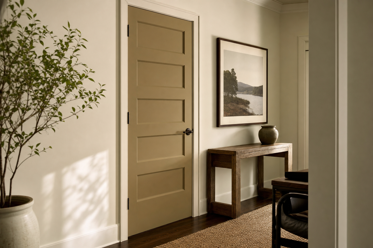Cleveland by Benjamin Moore on interior-doors
