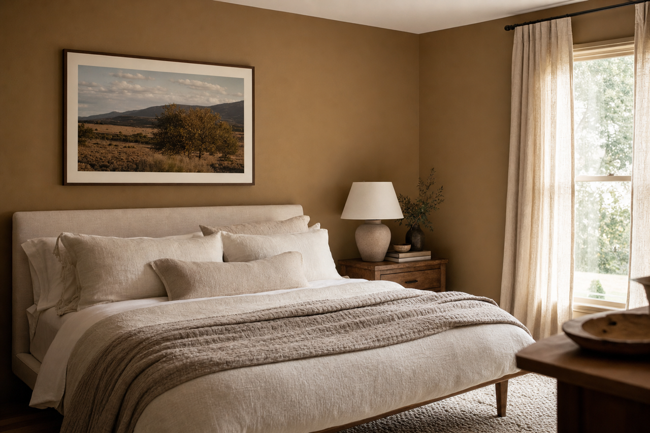 Evening Grove by Benjamin Moore on interiors