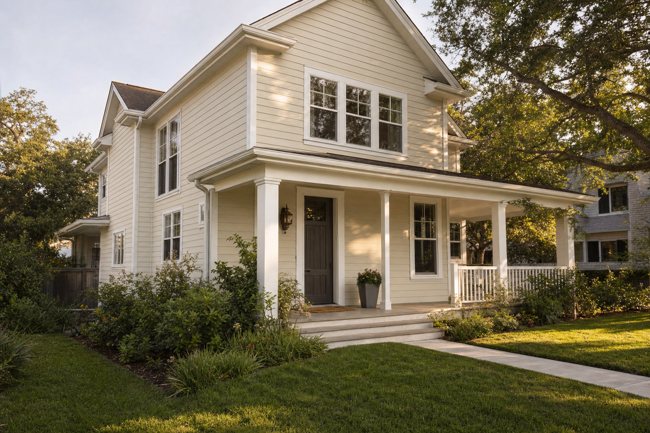 Going by Benjamin Moore on exterior