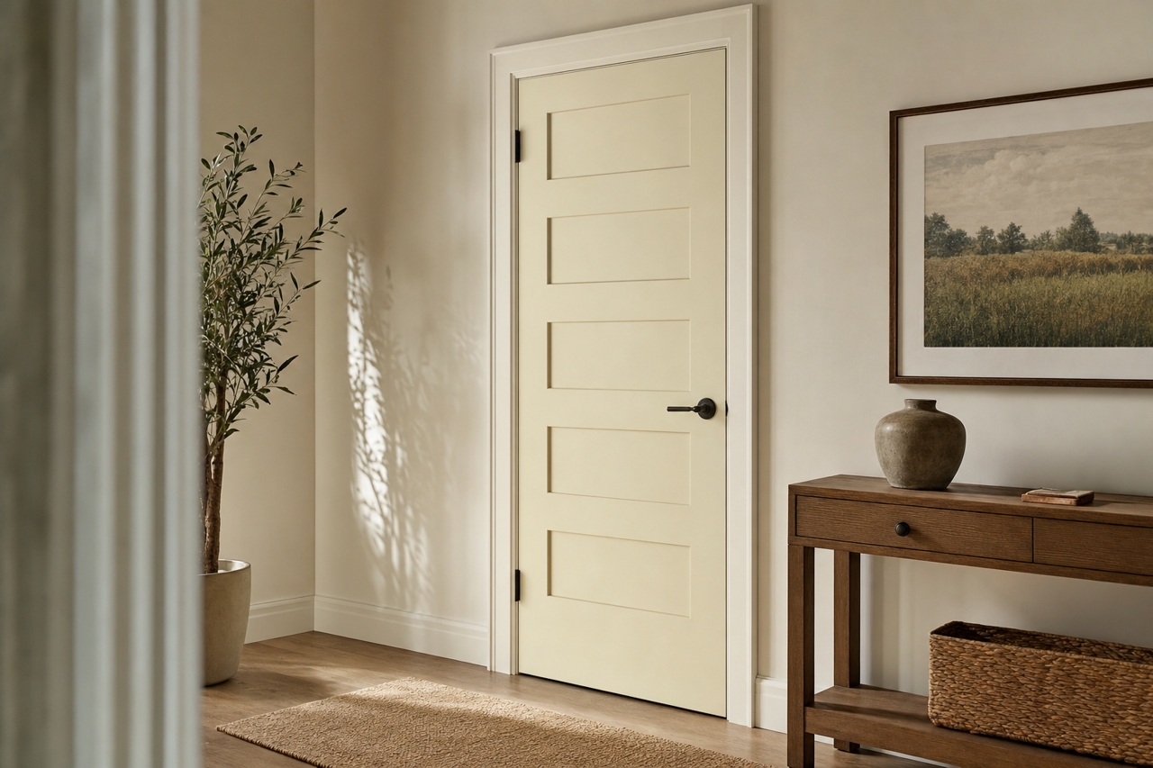 Going by Benjamin Moore on interior-doors