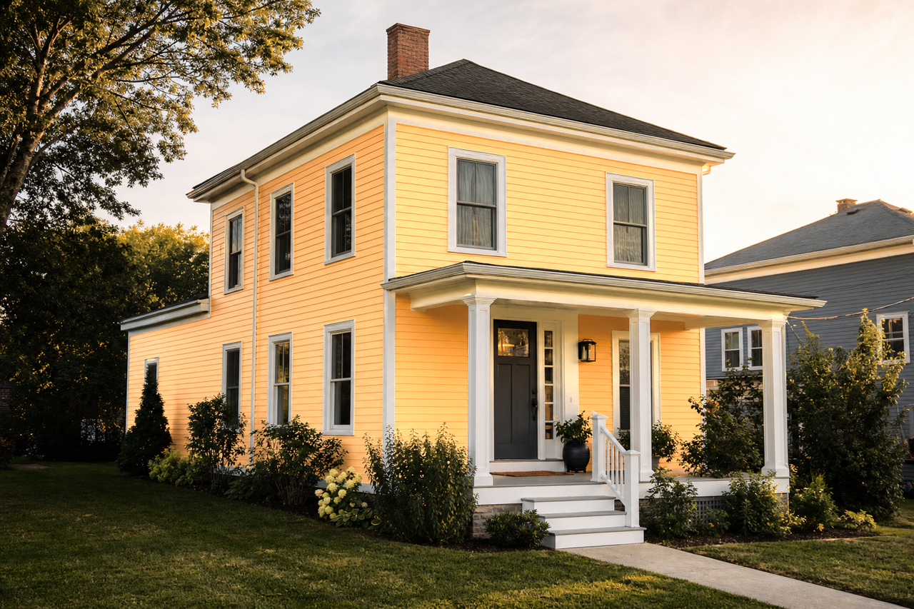 Fresh by Benjamin Moore on exterior