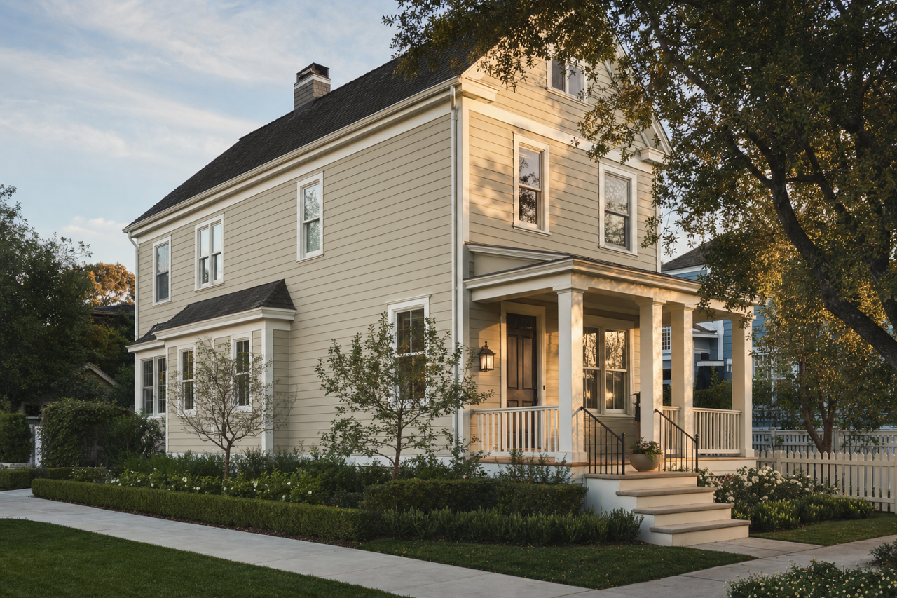 Senora Gray by Benjamin Moore on exterior