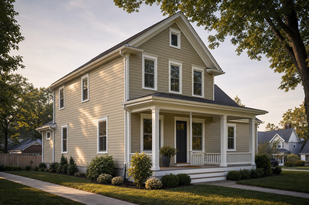 Victorian Garden by Benjamin Moore on exterior